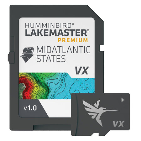 Humminbird LakeMaster VX Premium - Mid - Atlantic States - Get Tight Gear