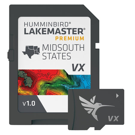 Humminbird LakeMaster VX Premium - Mid - South States - Get Tight Gear