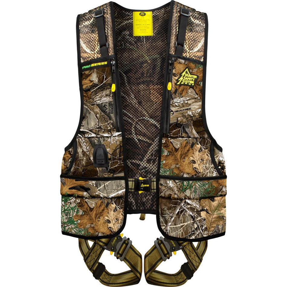 Hunter Safety System Pro Series Harness w/Elimishield Realtree 2X - Large/3X - Large - Get Tight Gear