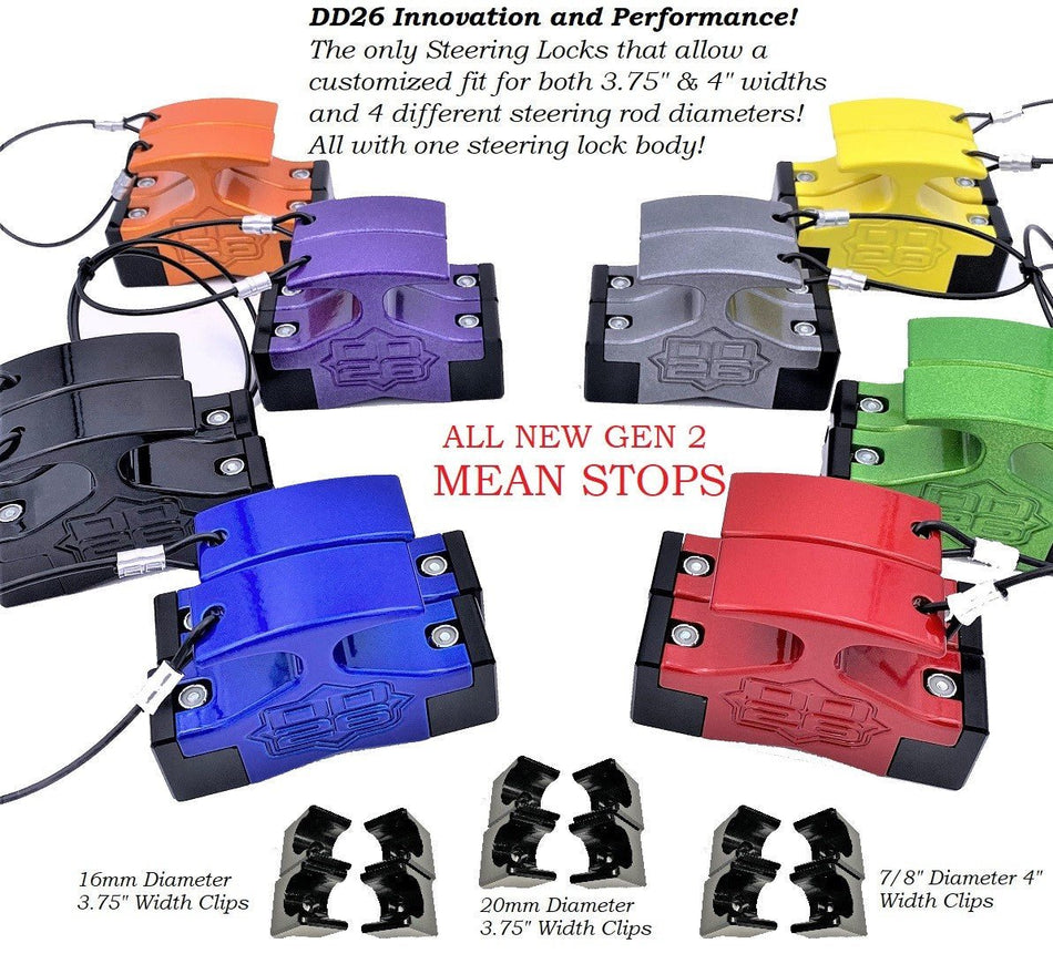 Hydraulic Steering Locks DD26 Fishing Gen 2 Mean Stops - Get Tight Gear