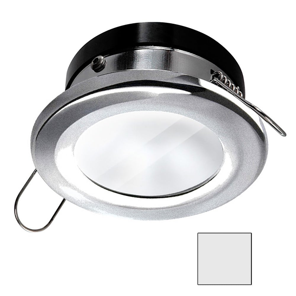 i2Systems Apeiron A1110Z - 4.5W Spring Mount Light - Round - Cool White - Brushed Nickel Finish - Get Tight Gear