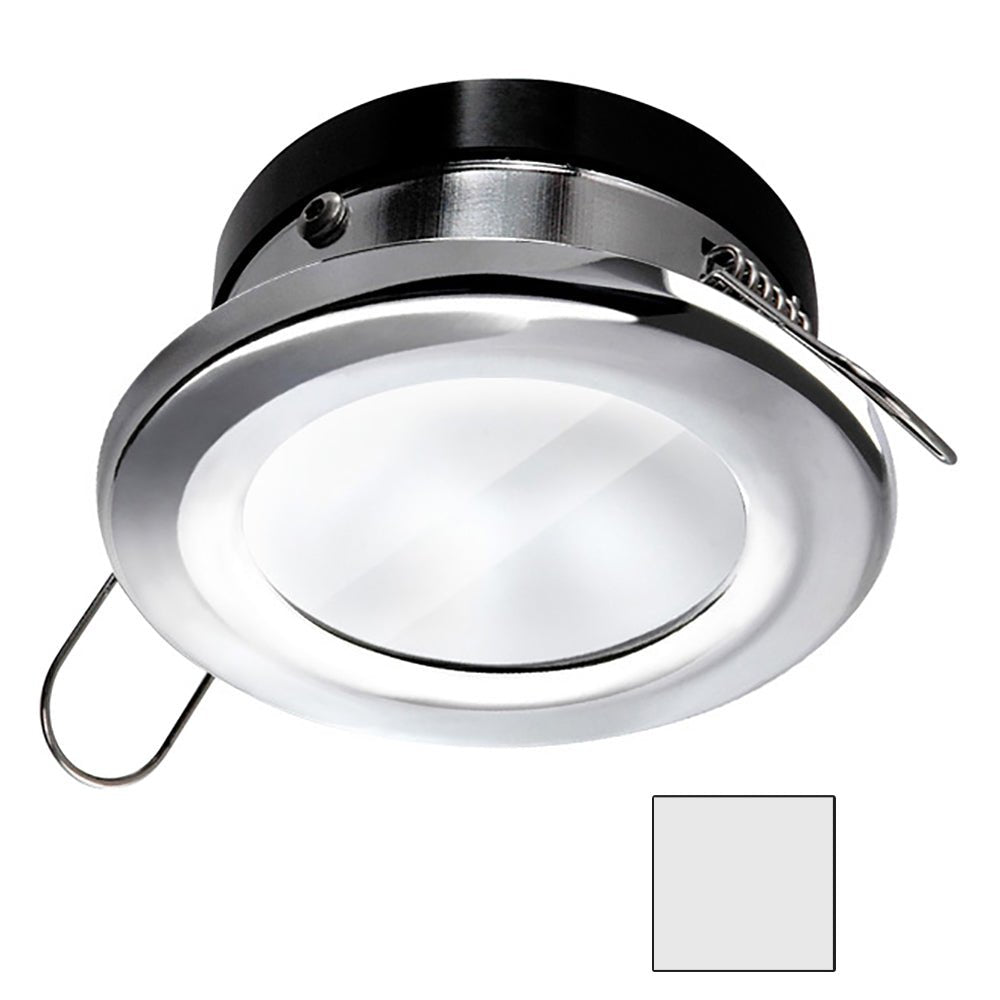 i2Systems Apeiron A1110Z - 4.5W Spring Mount Light - Round - Cool White - Chrome Finish - Get Tight Gear
