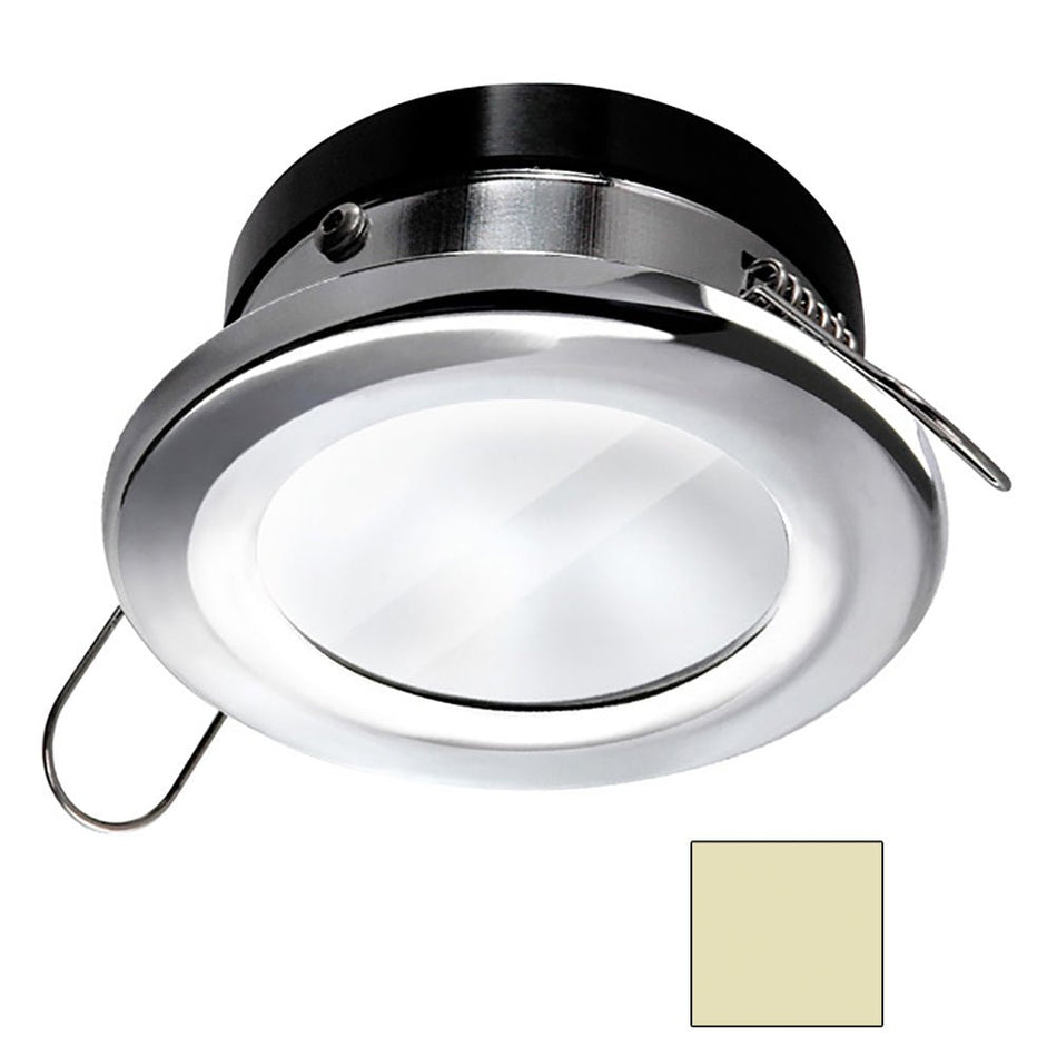 i2Systems Apeiron A1110Z 4.5W Spring Mount Light - Round - Warm White - Polished Chrome Finish - Get Tight Gear