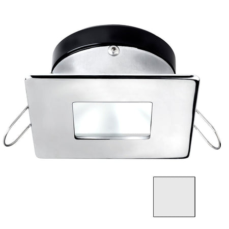 i2Systems Apeiron A1110Z - 4.5W Spring Mount Light - Square/Square - Cool White - Chrome Finish - Get Tight Gear