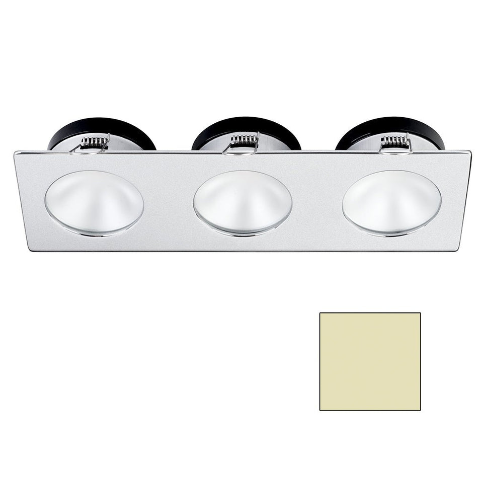 i2Systems Apeiron A1110Z - 4.5W Spring Mount Light - Triple Round - Warm White - Brushed Nickel Finish - Get Tight Gear