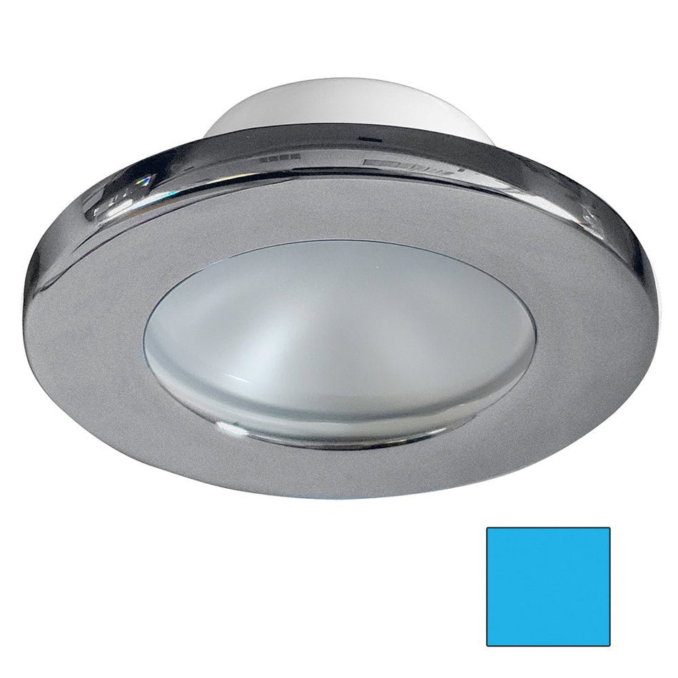 i2Systems Apeiron A3100Z Screw Mount Light - Blue - Brushed Nickel Finish - Get Tight Gear