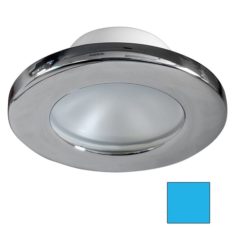 i2Systems Apeiron A3100Z Screw Mount Light - Blue - Polished Chrome Finish - Get Tight Gear