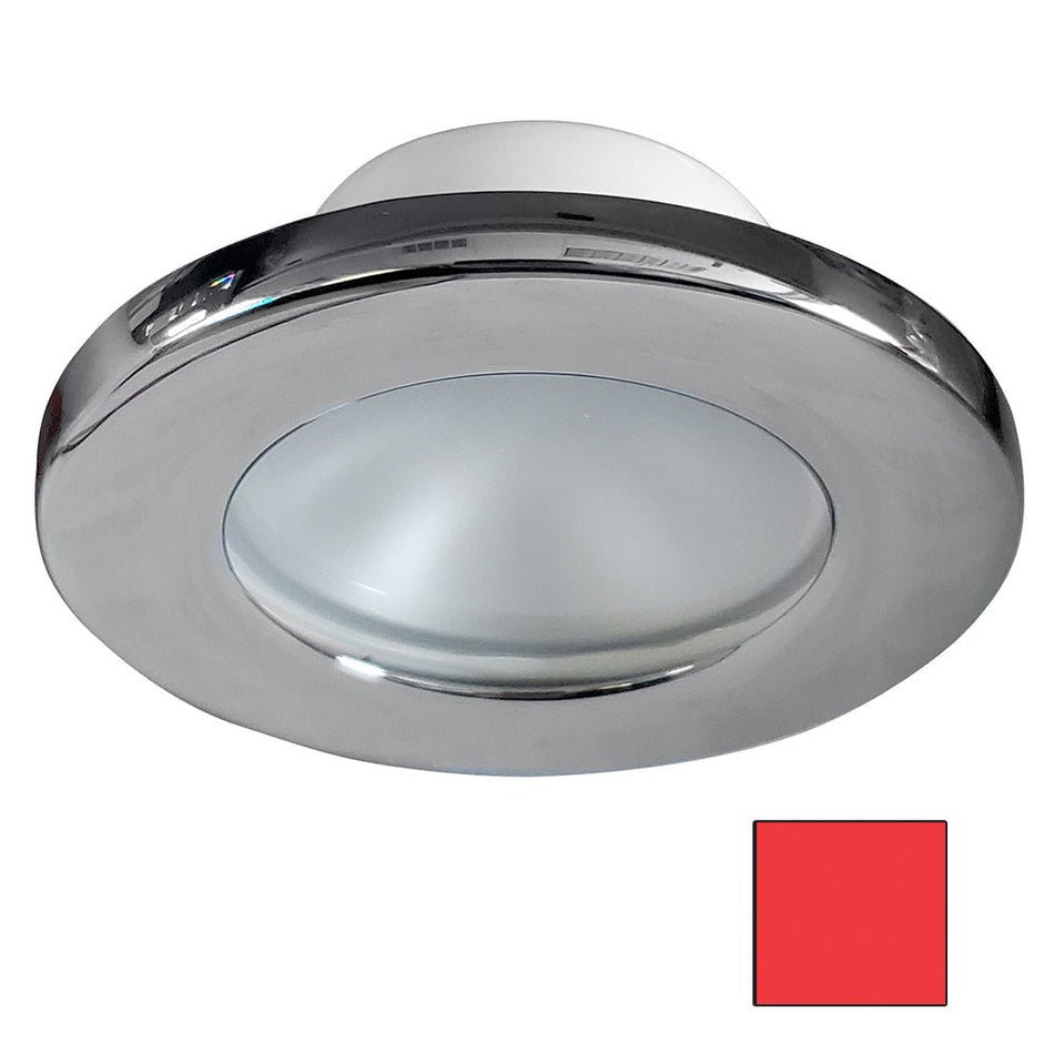 i2Systems Apeiron A3100Z Screw Mount Light - Red - Polished Chrome Finish - Get Tight Gear