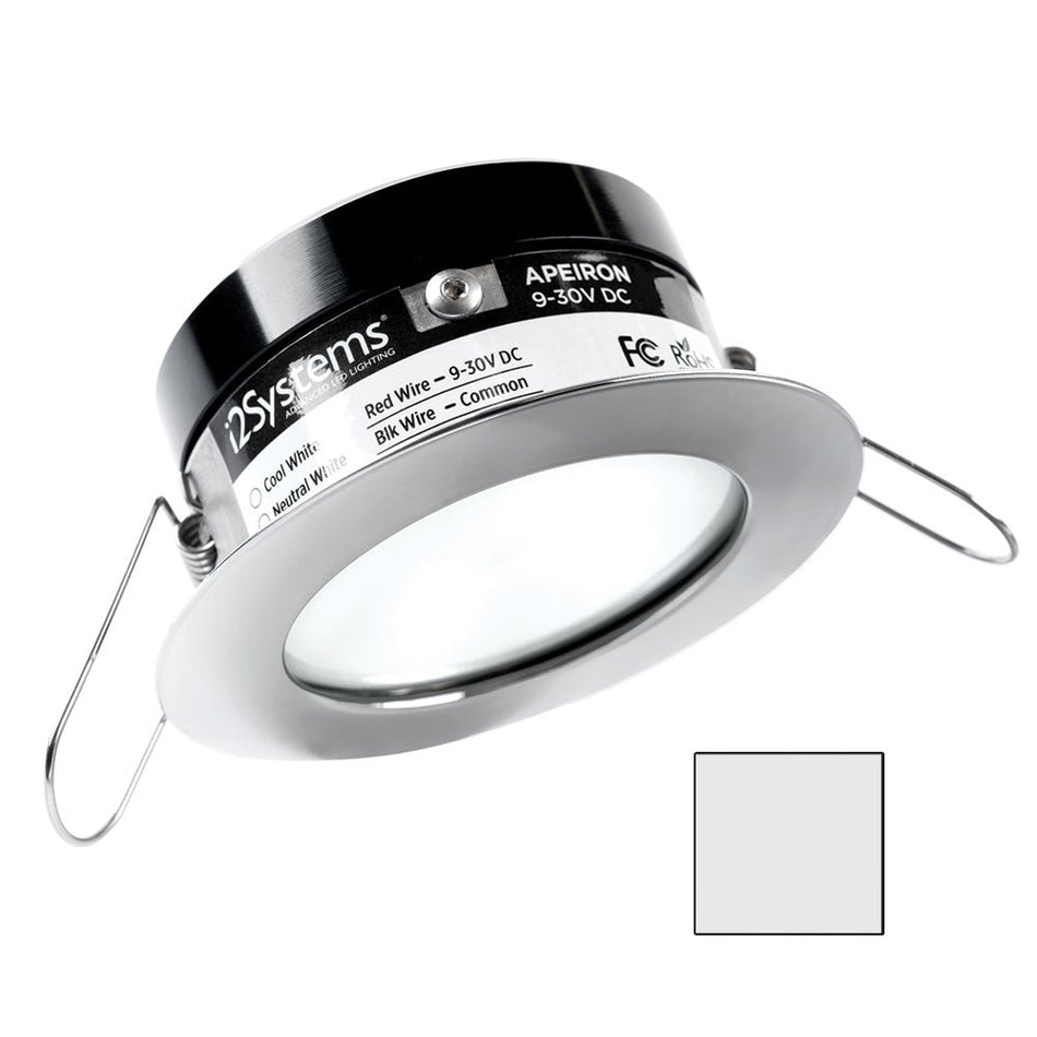 i2Systems Apeiron A503 3W Spring Mount Light - Cool White - White Finish - Get Tight Gear