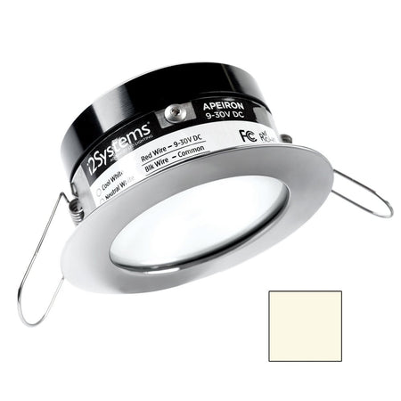 i2Systems Apeiron A503 3W Spring Mount Light - Neutral White - Polished Chrome Finish - Get Tight Gear