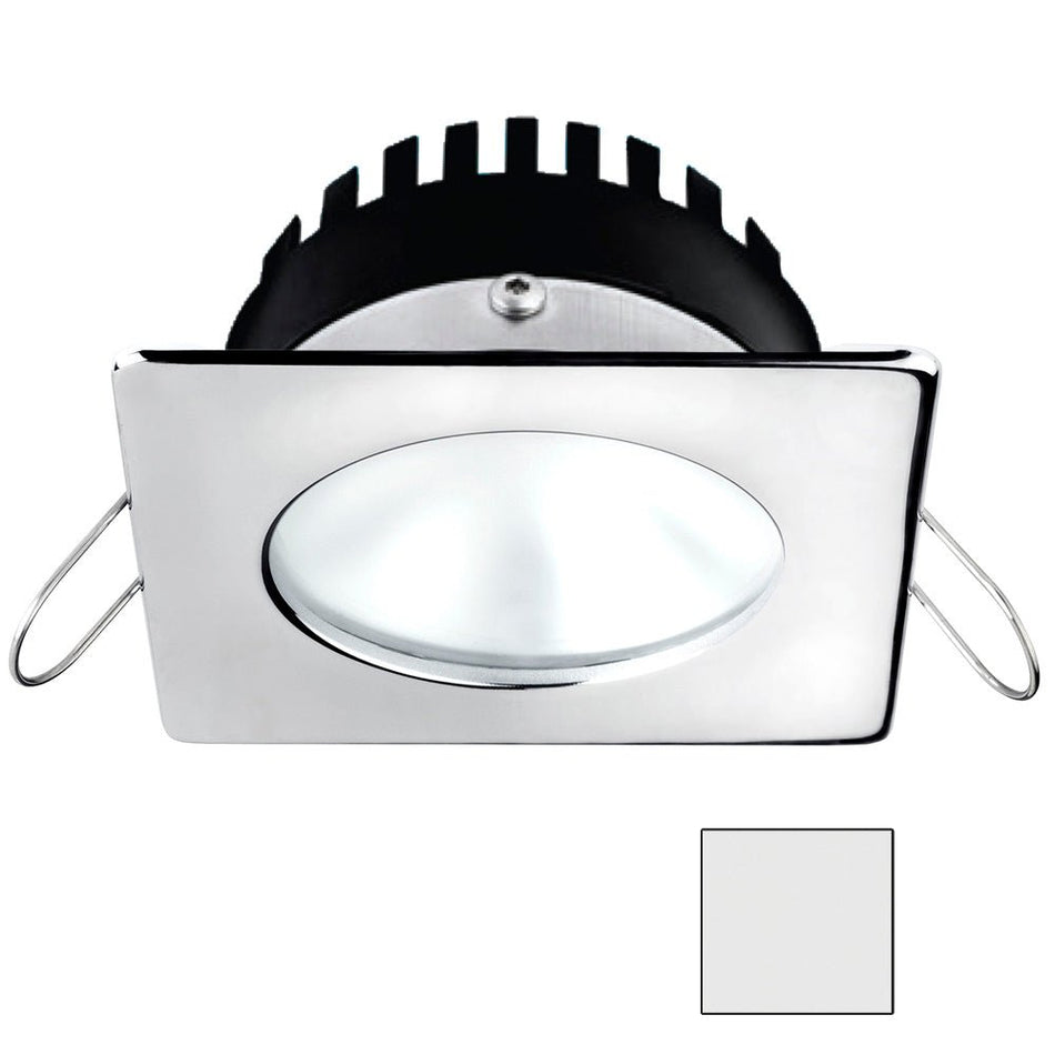 i2Systems Apeiron A506 6W Spring Mount Light - Square/Round - Cool White - Polished Chrome Finish - Get Tight Gear