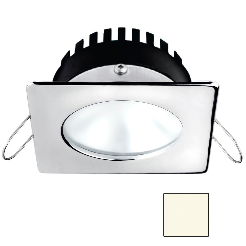i2Systems Apeiron A506 6W Spring Mount Light - Square/Round - Neutral White - Polished Chrome Finish - Get Tight Gear