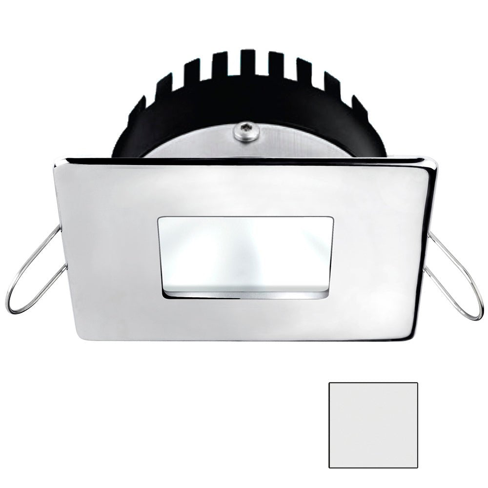 i2Systems Apeiron A506 6W Spring Mount Light - Square/Square - Cool White - Polished Chrome Finish - Get Tight Gear