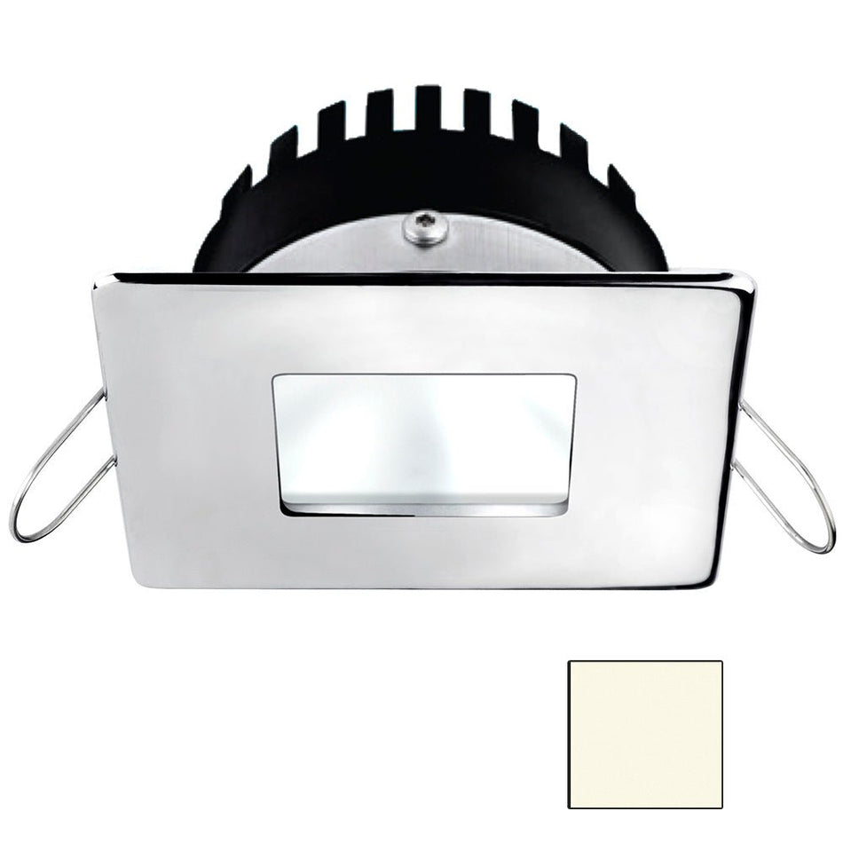 i2Systems Apeiron A506 6W Spring Mount Light - Square/Square - Neutral White - Polished Chrome Finish - Get Tight Gear