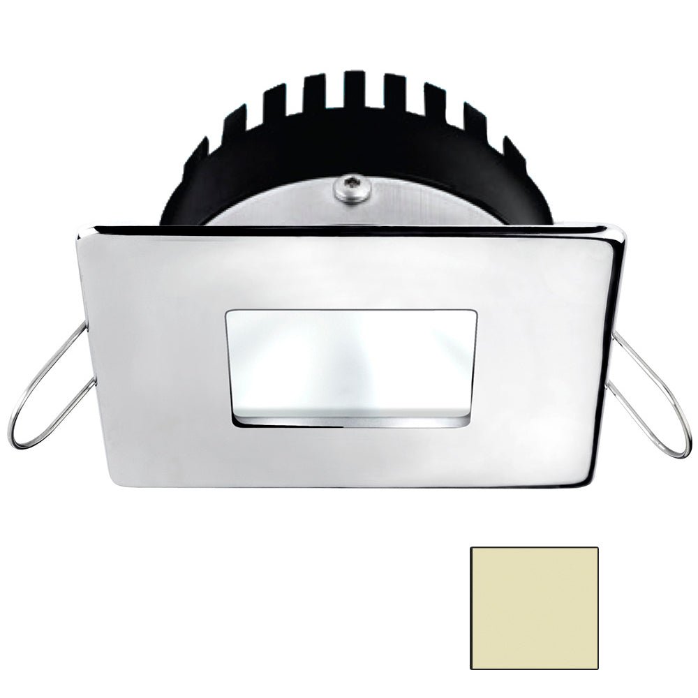 i2Systems Apeiron A506 6W Spring Mount Light - Square/Square - Warm White - Polished Chrome Finish - Get Tight Gear