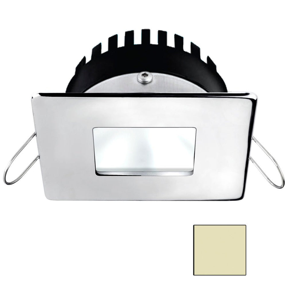 i2Systems Apeiron A506 6W Spring Mount Light - Square/Square - Warm White - Polished Chrome Finish - Get Tight Gear