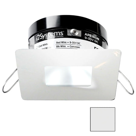 i2Systems Apeiron PRO A503 - 3W Spring Mount Light - Square/Square - Cool White - White Finish - Get Tight Gear