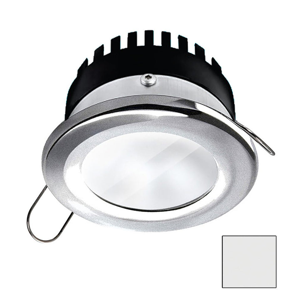 i2Systems Apeiron PRO A506 - 6W Spring Mount Light - Round - Cool White - Brushed Nickel Finish - Get Tight Gear