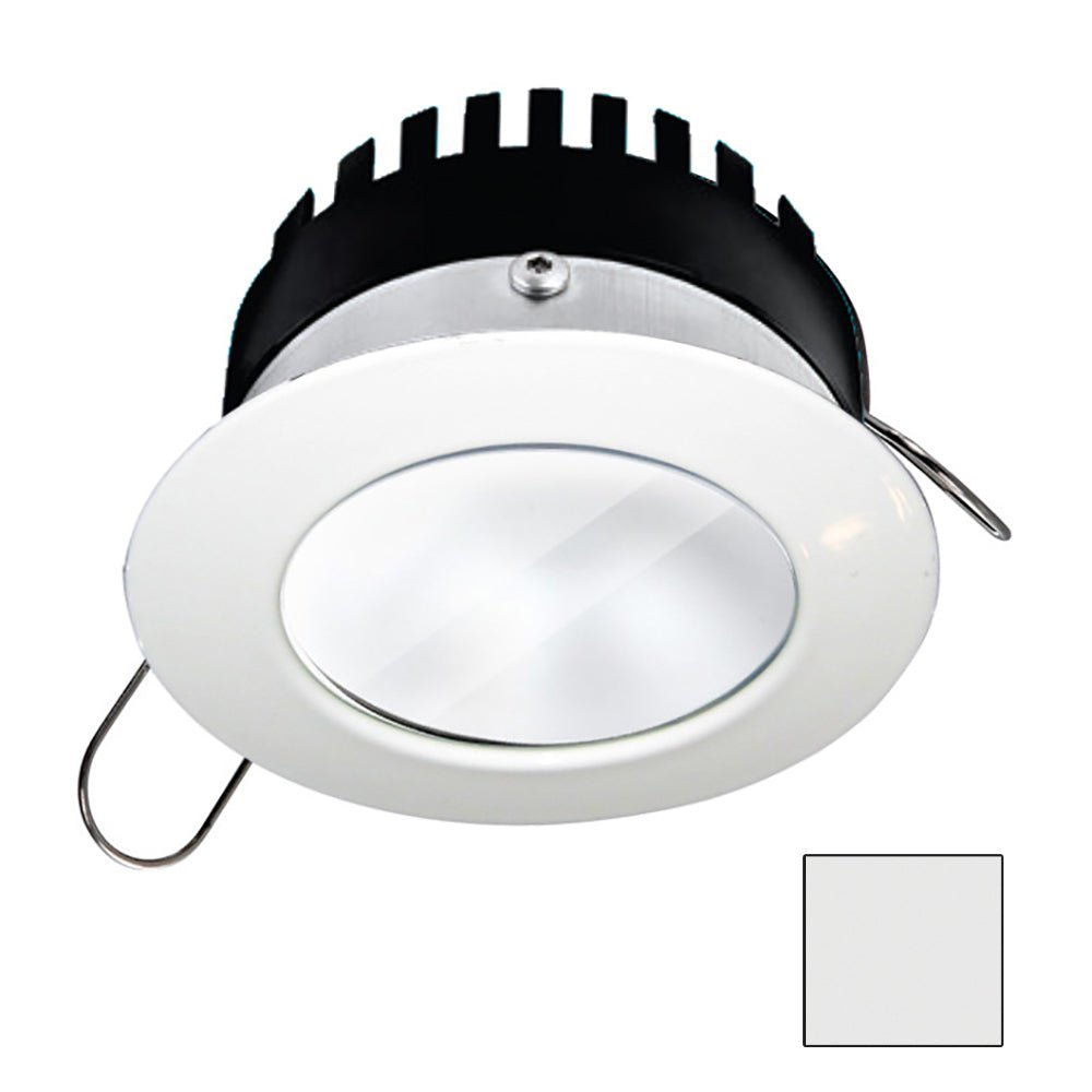 i2Systems Apeiron PRO A506 - 6W Spring Mount Light - Round - Cool White - White Finish - Get Tight Gear