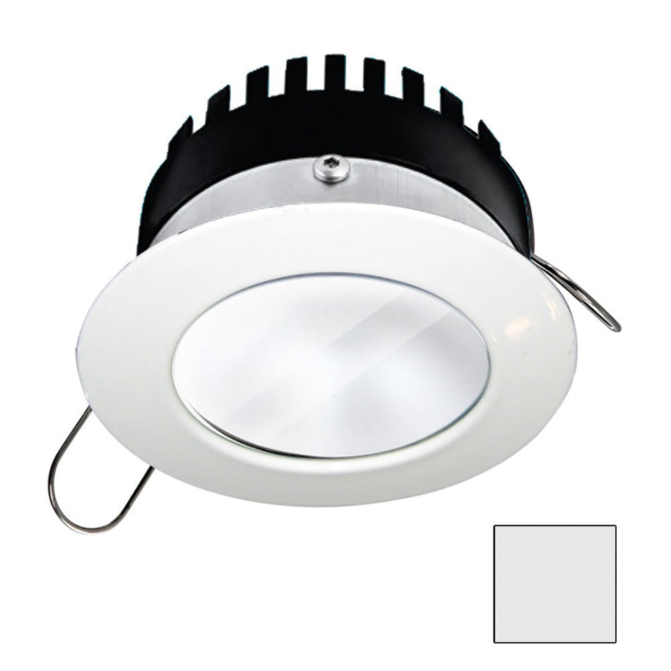 i2Systems Apeiron PRO A506 - 6W Spring Mount Light - Round - Cool White - White Finish - Get Tight Gear