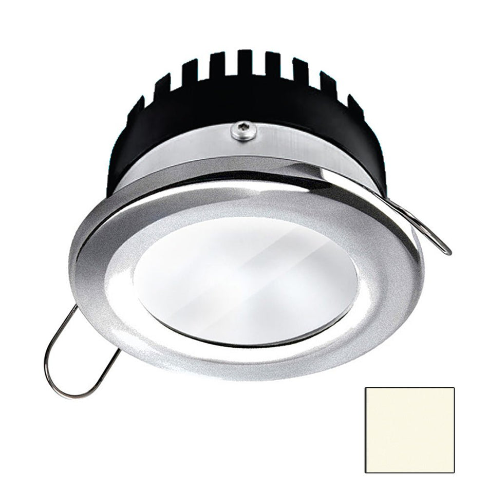 i2Systems Apeiron PRO A506 - 6W Spring Mount Light - Round - Neutral White - Brushed Nickel Finish - Get Tight Gear