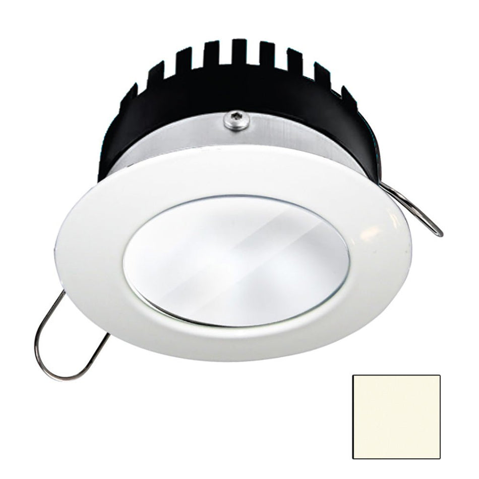 i2Systems Apeiron PRO A506 - 6W Spring Mount Light - Round - Neutral White - White Finish - Get Tight Gear