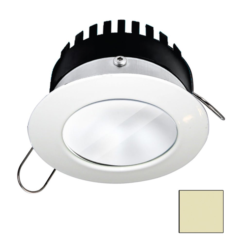 i2Systems Apeiron PRO A506 - 6W Spring Mount Light - Round - Warm White - White Finish - Get Tight Gear