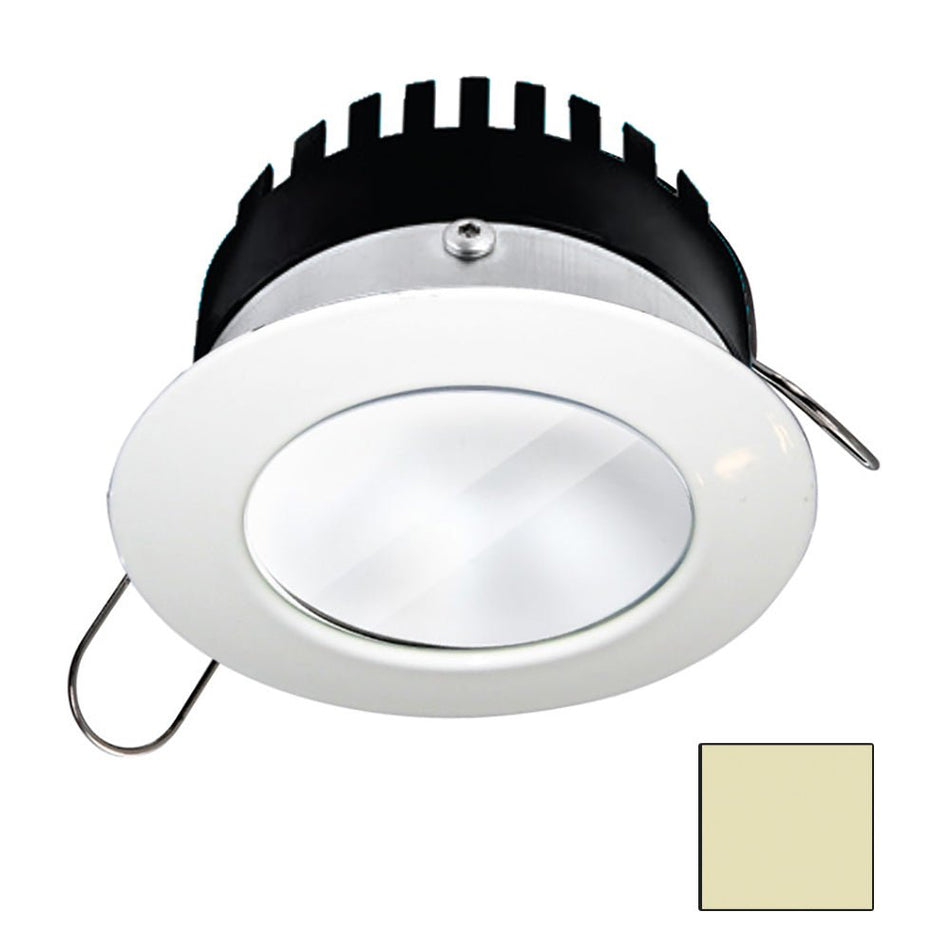 i2Systems Apeiron PRO A506 - 6W Spring Mount Light - Round - Warm White - White Finish - Get Tight Gear