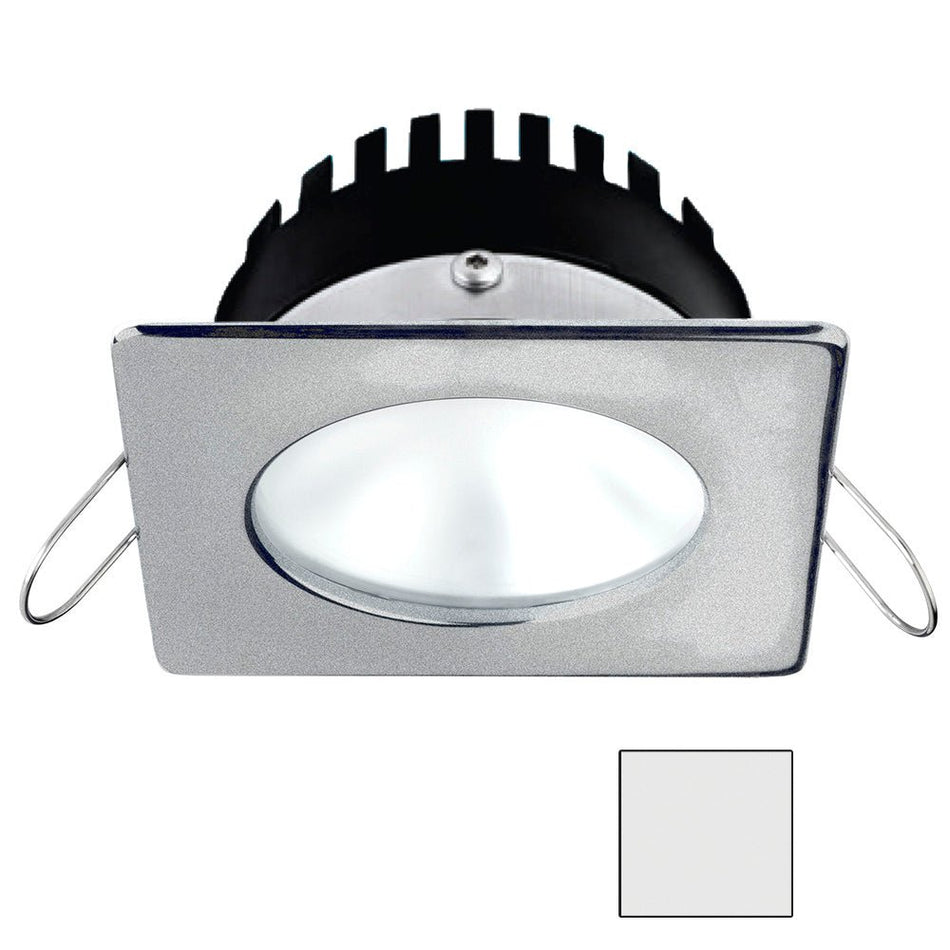 i2Systems Apeiron PRO A506 - 6W Spring Mount Light - Square/Round - Cool White - Brushed Nickel Finish - Get Tight Gear