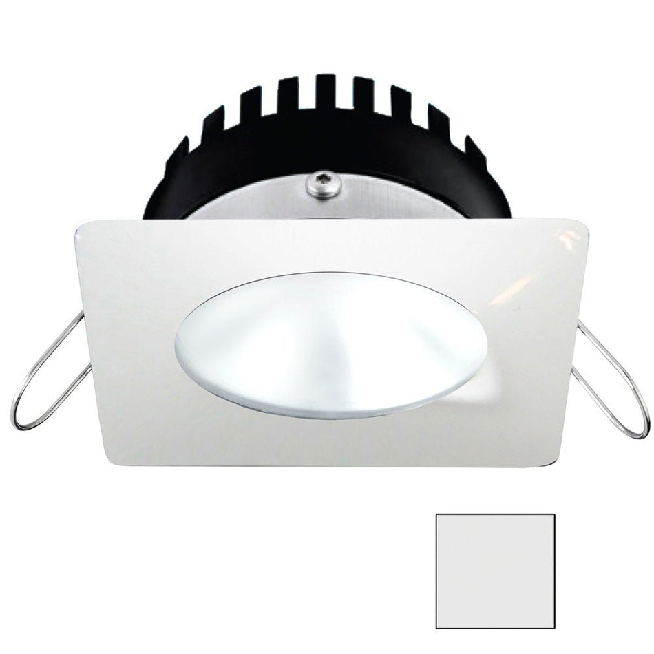 i2Systems Apeiron PRO A506 - 6W Spring Mount Light - Square/Round - Cool White - White Finish - Get Tight Gear