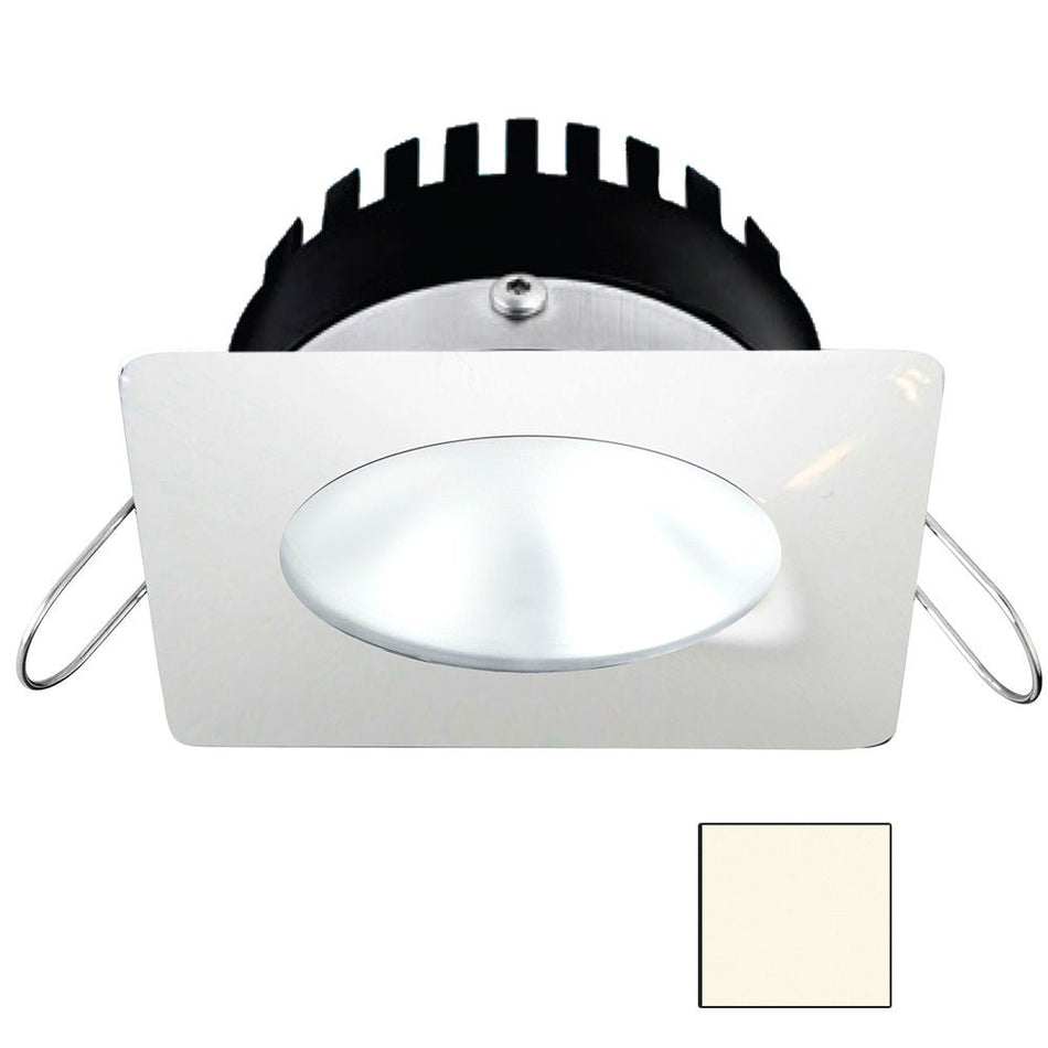 i2Systems Apeiron PRO A506 - 6W Spring Mount Light - Square/Round - Neutral White - White Finish - Get Tight Gear
