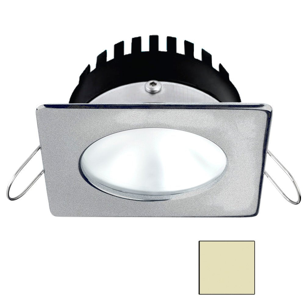 i2Systems Apeiron PRO A506 - 6W Spring Mount Light - Square/Round - Warm White - Brushed Nickel Finish - Get Tight Gear