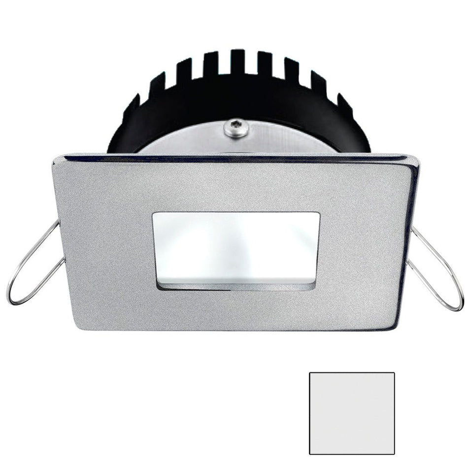 i2Systems Apeiron PRO A506 - 6W Spring Mount Light - Square/Square - Cool White - Brushed Nickel Finish - Get Tight Gear