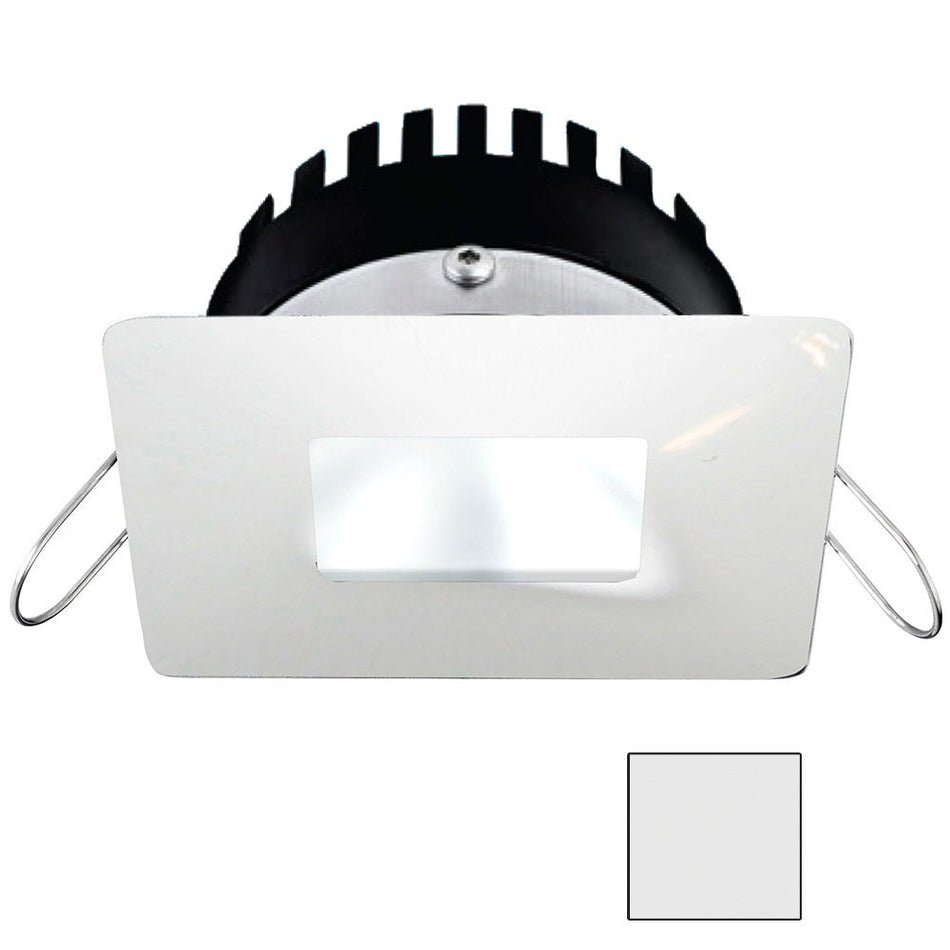 i2Systems Apeiron PRO A506 - 6W Spring Mount Light - Square/Square - Cool White - White Finish - Get Tight Gear