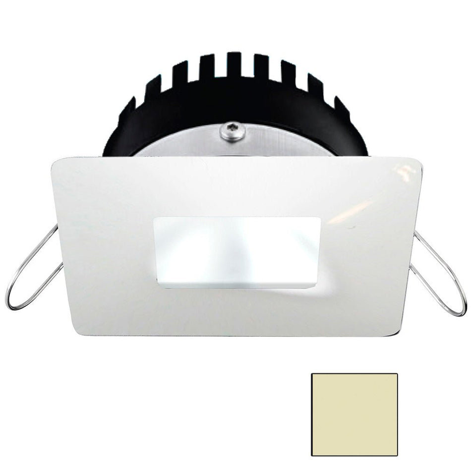 i2Systems Apeiron PRO A506 - 6W Spring Mount Light - Square/Square - Warm White White - White Finish - Get Tight Gear