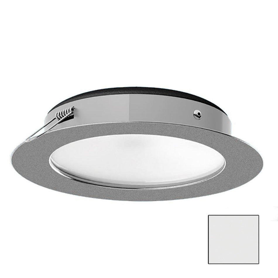 i2Systems Apeiron Pro XL A526 - 6W Spring Mount Light - Cool White - Brushed Nickel Finish - Get Tight Gear