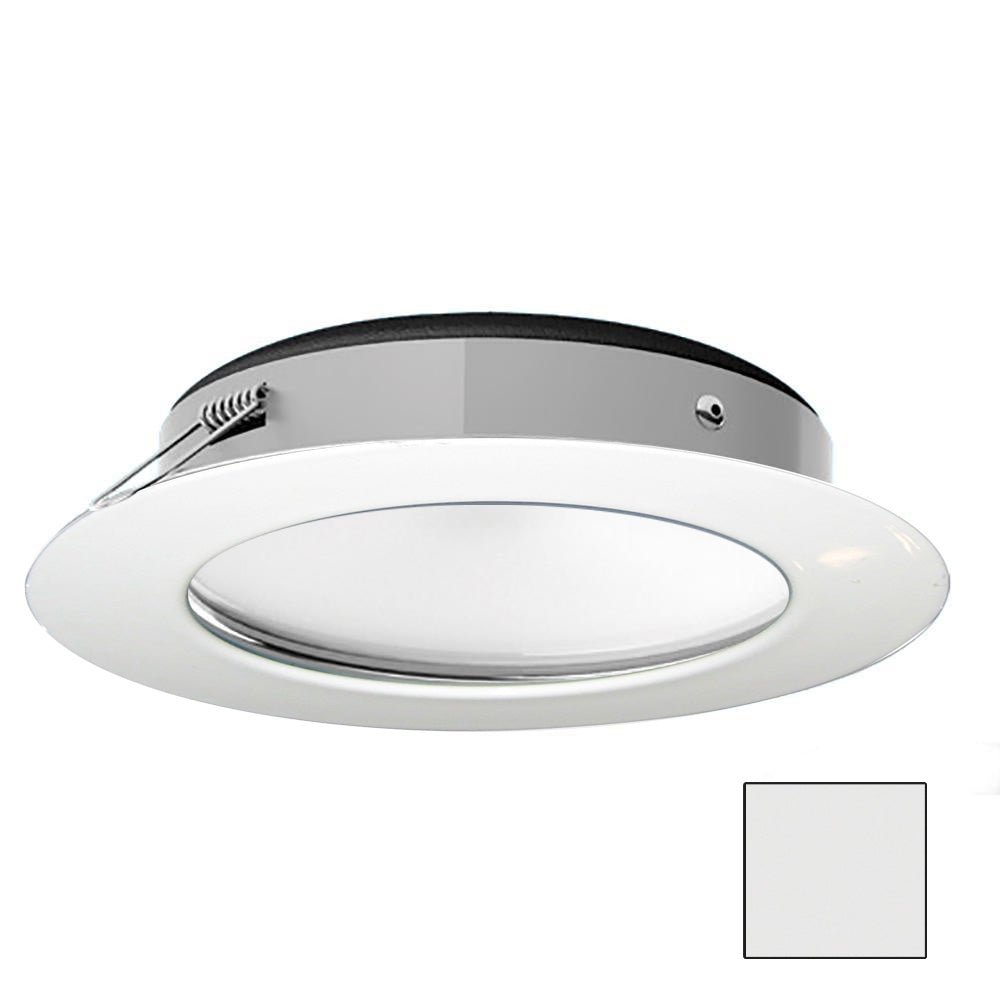 i2Systems Apeiron Pro XL A526 - 6W Spring Mount Light - Cool White - White Finish - Get Tight Gear
