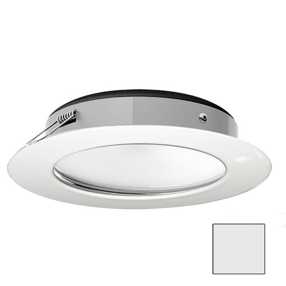 i2Systems Apeiron Pro XL A526 - 6W Spring Mount Light - Cool White - White Finish - Get Tight Gear