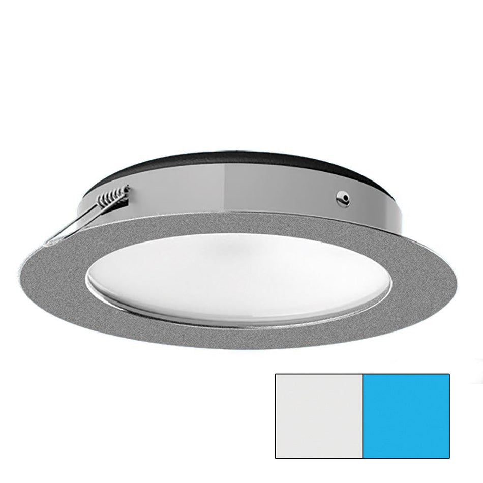 i2Systems Apeiron Pro XL A526 - 6W Spring Mount Light - Cool White/Blue - Brushed Nickel Finish - Get Tight Gear