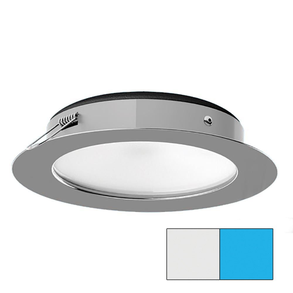i2Systems Apeiron Pro XL A526 - 6W Spring Mount Light - Cool White/Blue - Polished Chrome Finish - Get Tight Gear