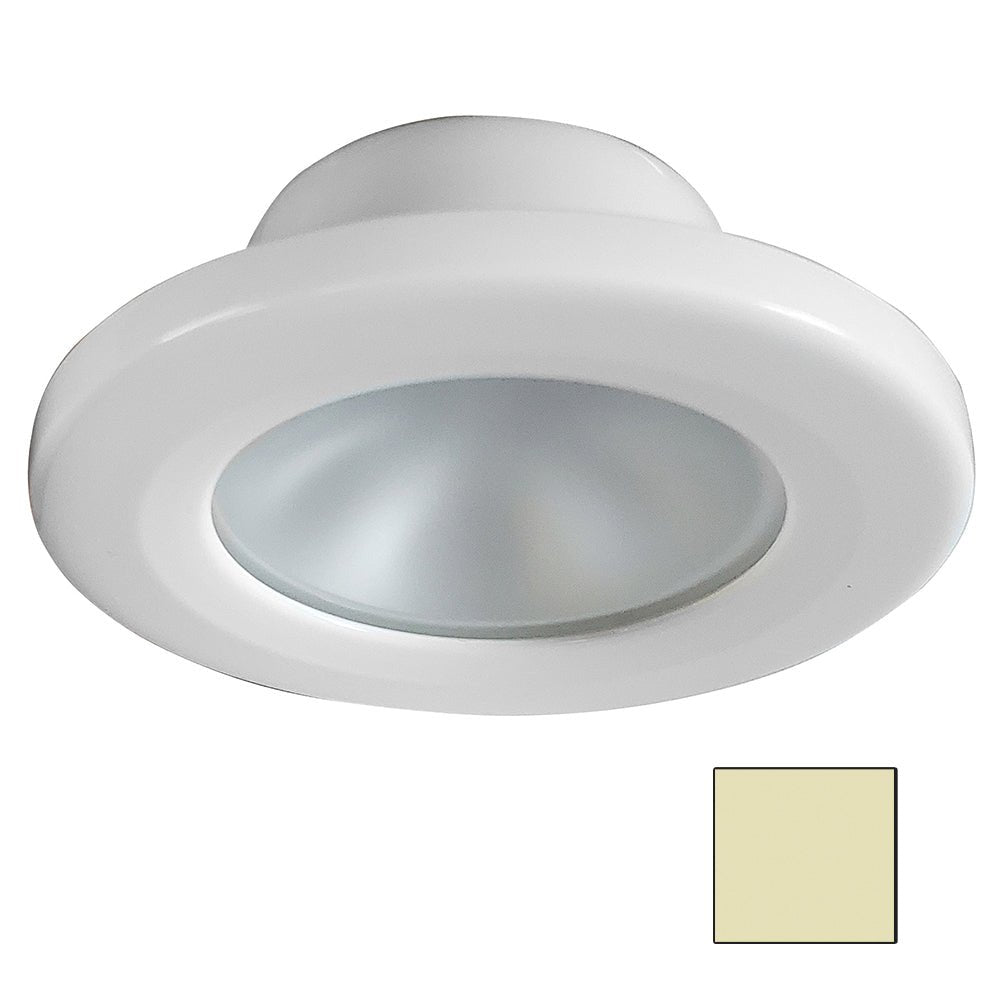 i2Systems Apeiron Screw Mount Light - Round - Warm White/White Finish - Get Tight Gear