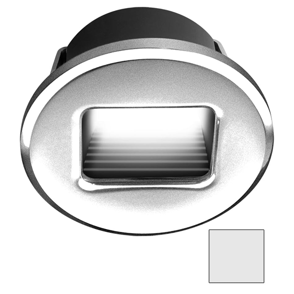 i2Systems Ember E1150Z Snap - In - Brushed Nickel - Round - Cool White Light - Get Tight Gear