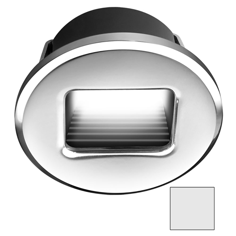 i2Systems Ember E1150Z Snap - In - Polished Chrome - Round - Cool White Light - Get Tight Gear
