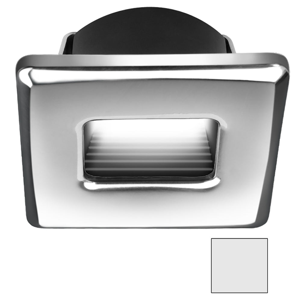 i2Systems Ember E1150Z Snap - In - Polished Chrome - Square - Cool White Light - Get Tight Gear