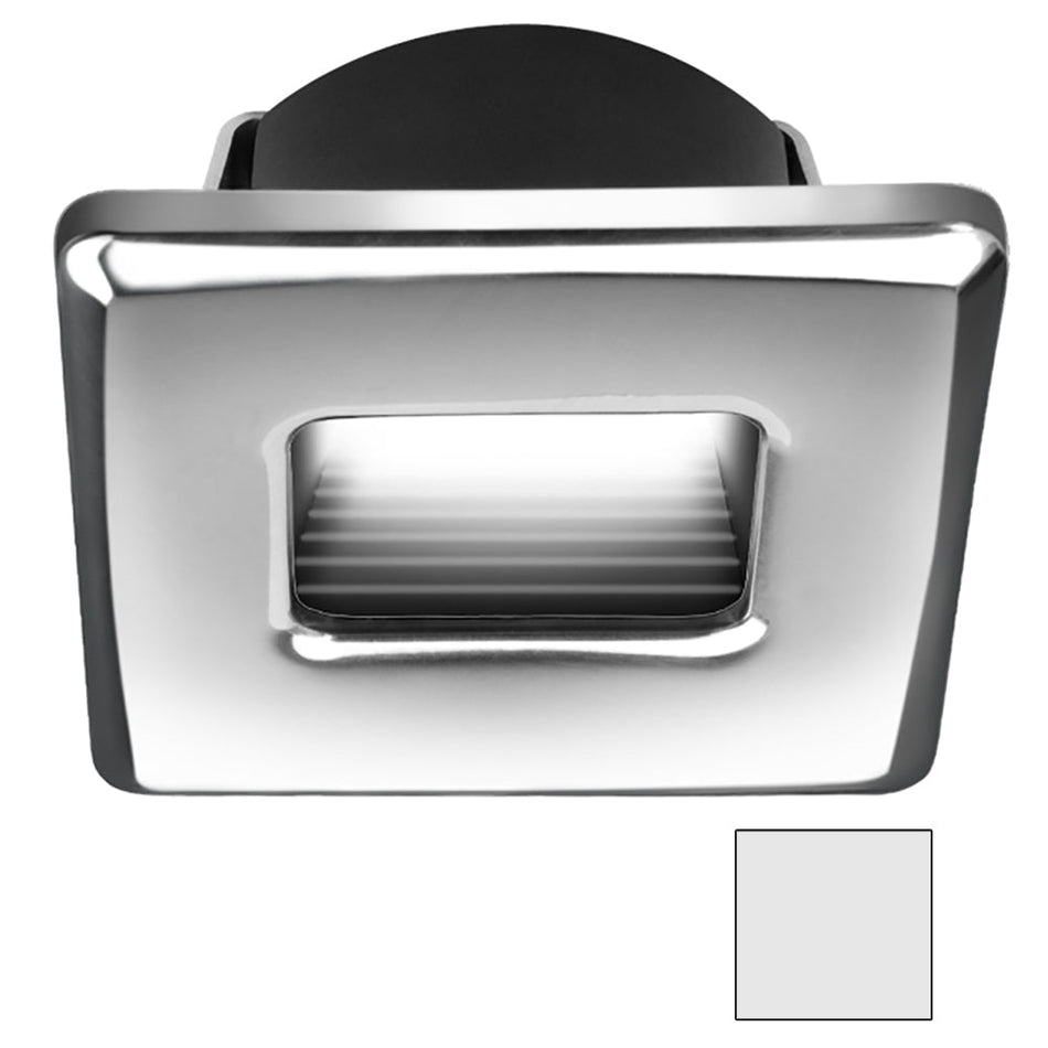 i2Systems Ember E1150Z Snap - In - Polished Chrome - Square - Cool White Light - Get Tight Gear