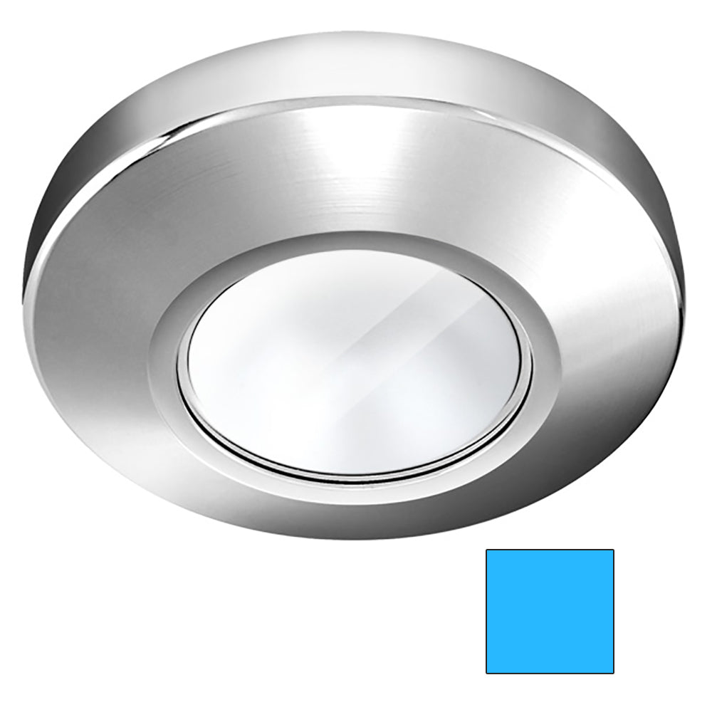 i2Systems Profile P1100 1.5W Surface Mount Light - Blue - Chrome Finish - Get Tight Gear