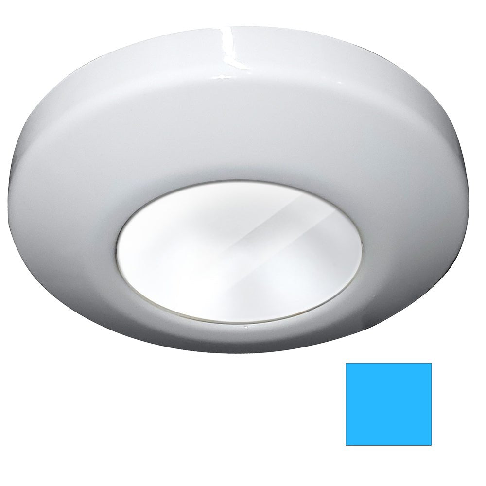 i2Systems Profile P1100 1.5W Surface Mount Light - Blue - White Finish - Get Tight Gear