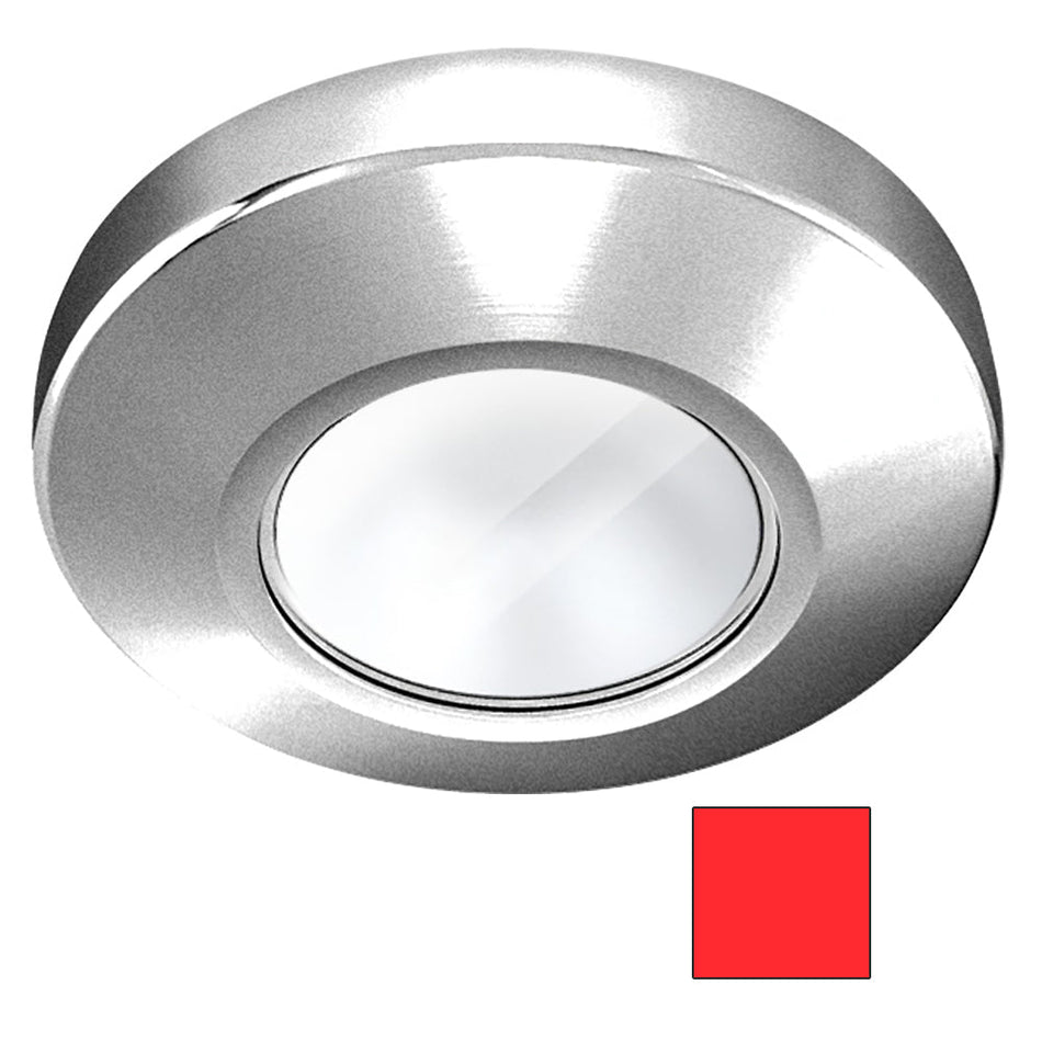 i2Systems Profile P1100 1.5W Surface Mount Light - Red - Brushed Nickel Finish - Get Tight Gear