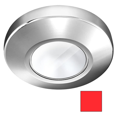 i2Systems Profile P1100 1.5W Surface Mount Light - Red - Chrome Finish - Get Tight Gear