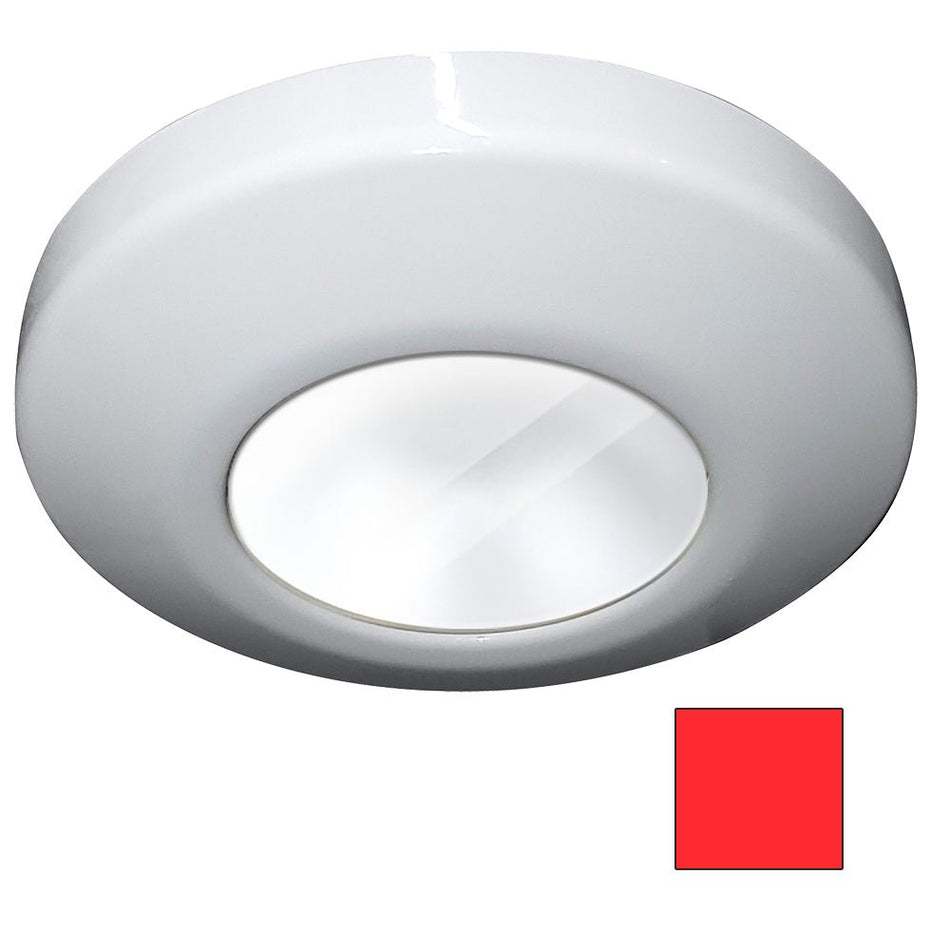 i2Systems Profile P1100 1.5W Surface Mount Light - Red - White Finish - Get Tight Gear